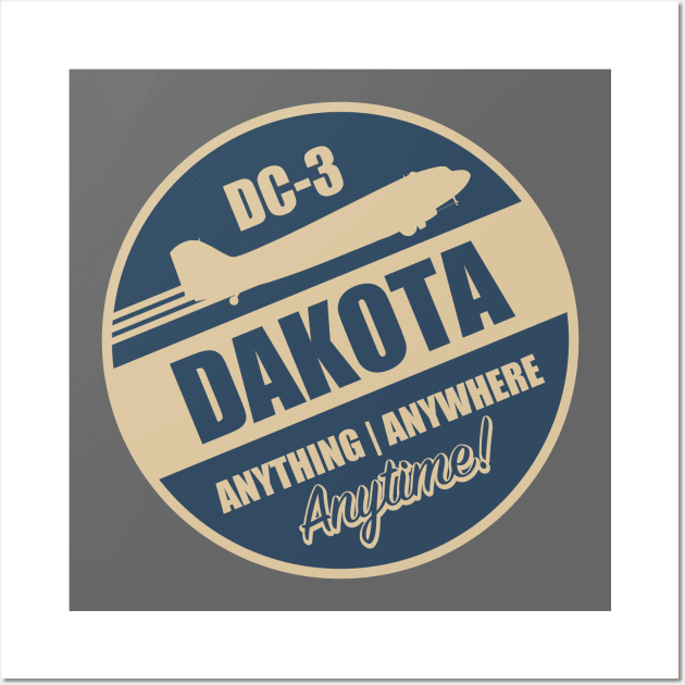 DC-3 Dakota Wall Art by TCP
